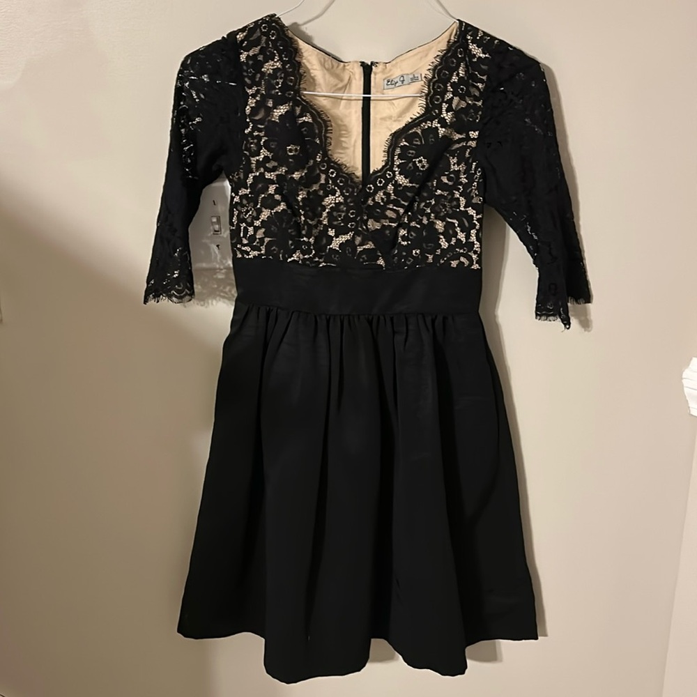 Black lace Eliza J dress size 2